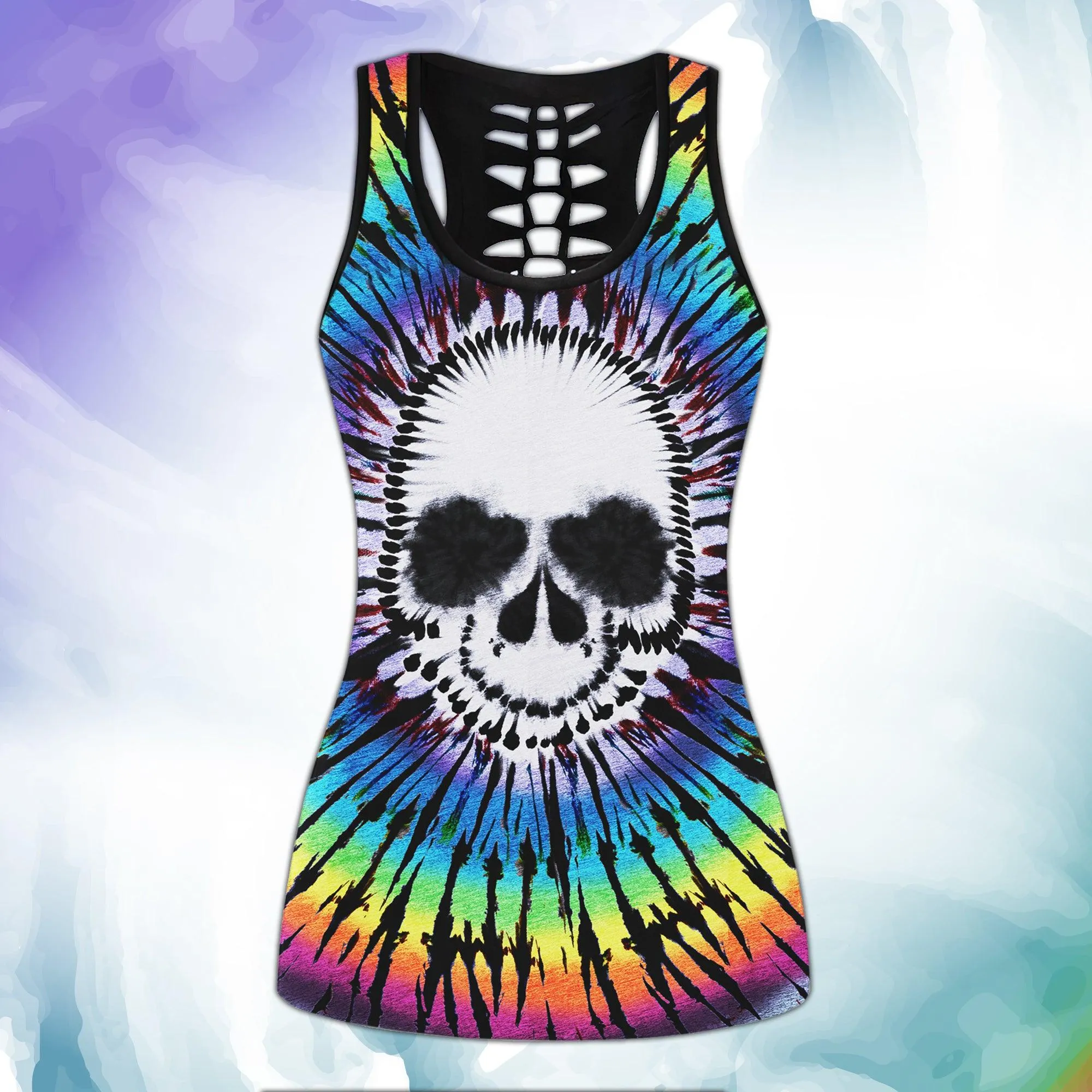 Rainbow Skull Combo Tanktop and Leggings