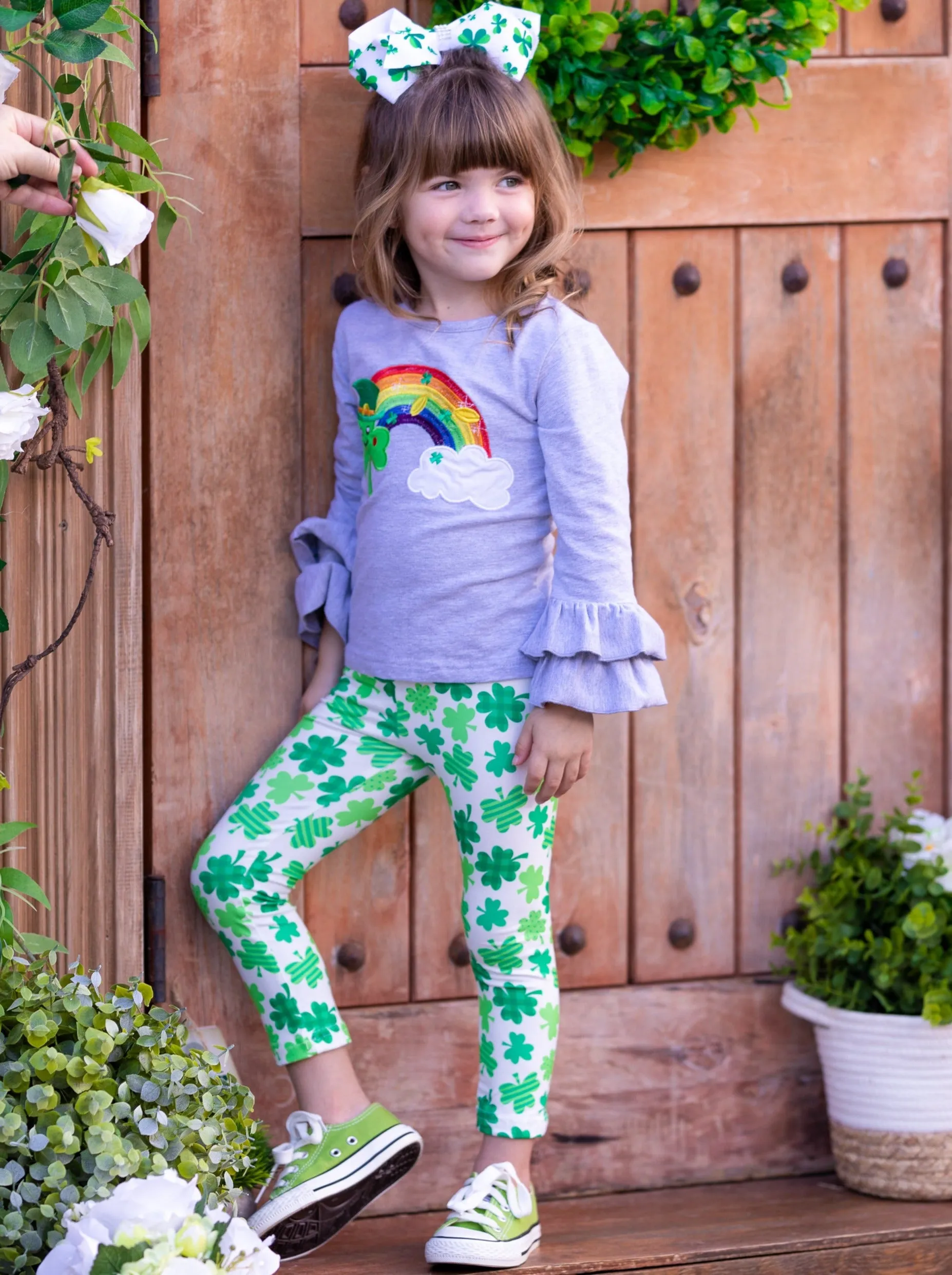 Rainbow's End Clover Legging Set