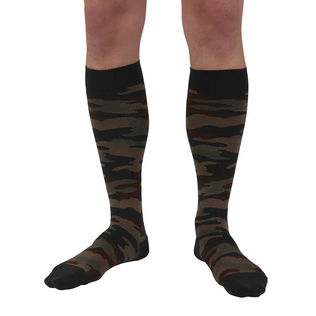 Rejuva Camo 15-20 mmHg Knee High Compression Socks