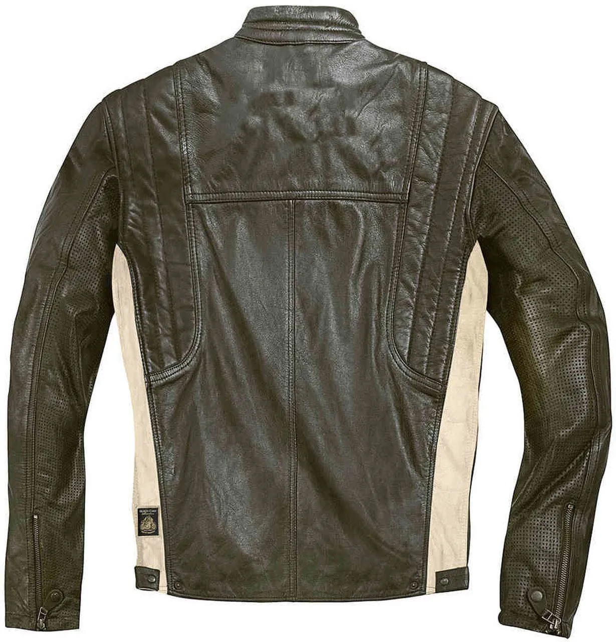 Smart And Stylish Motocycle Leather Jacket For Men In Green Shade