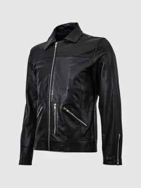 Summer Leather Biker Jacket