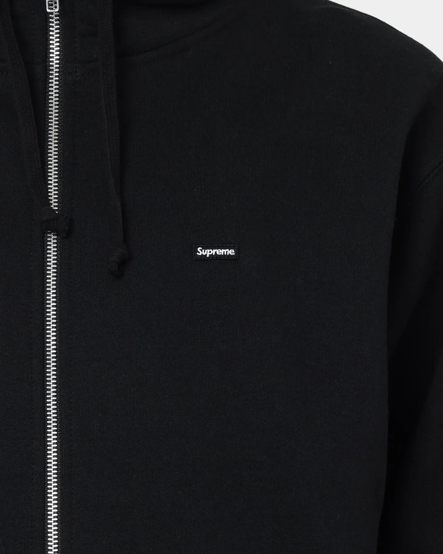 Supreme Box Facemask Zip Up Hooded Sweatshirt Black