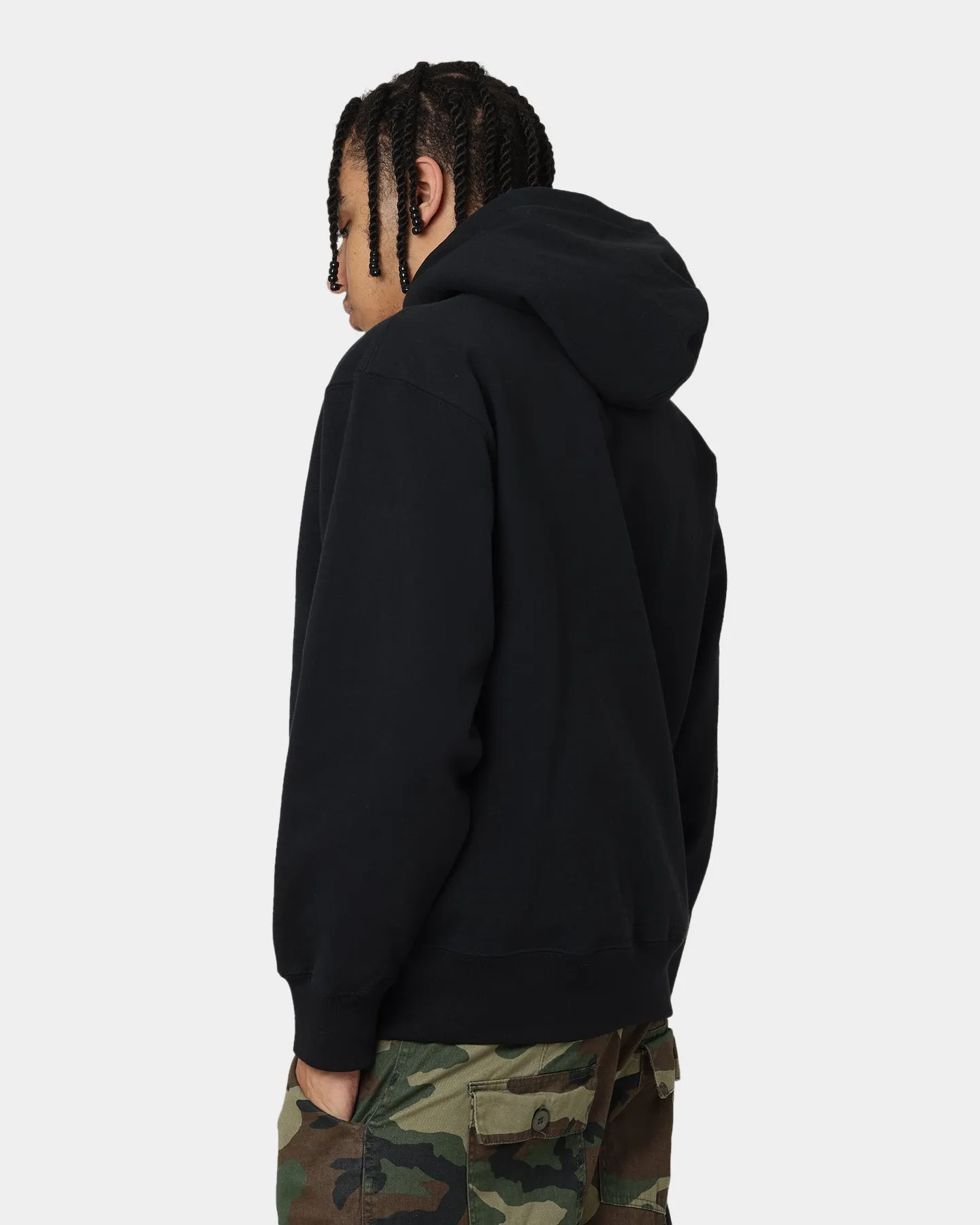 Supreme Box Facemask Zip Up Hooded Sweatshirt Black