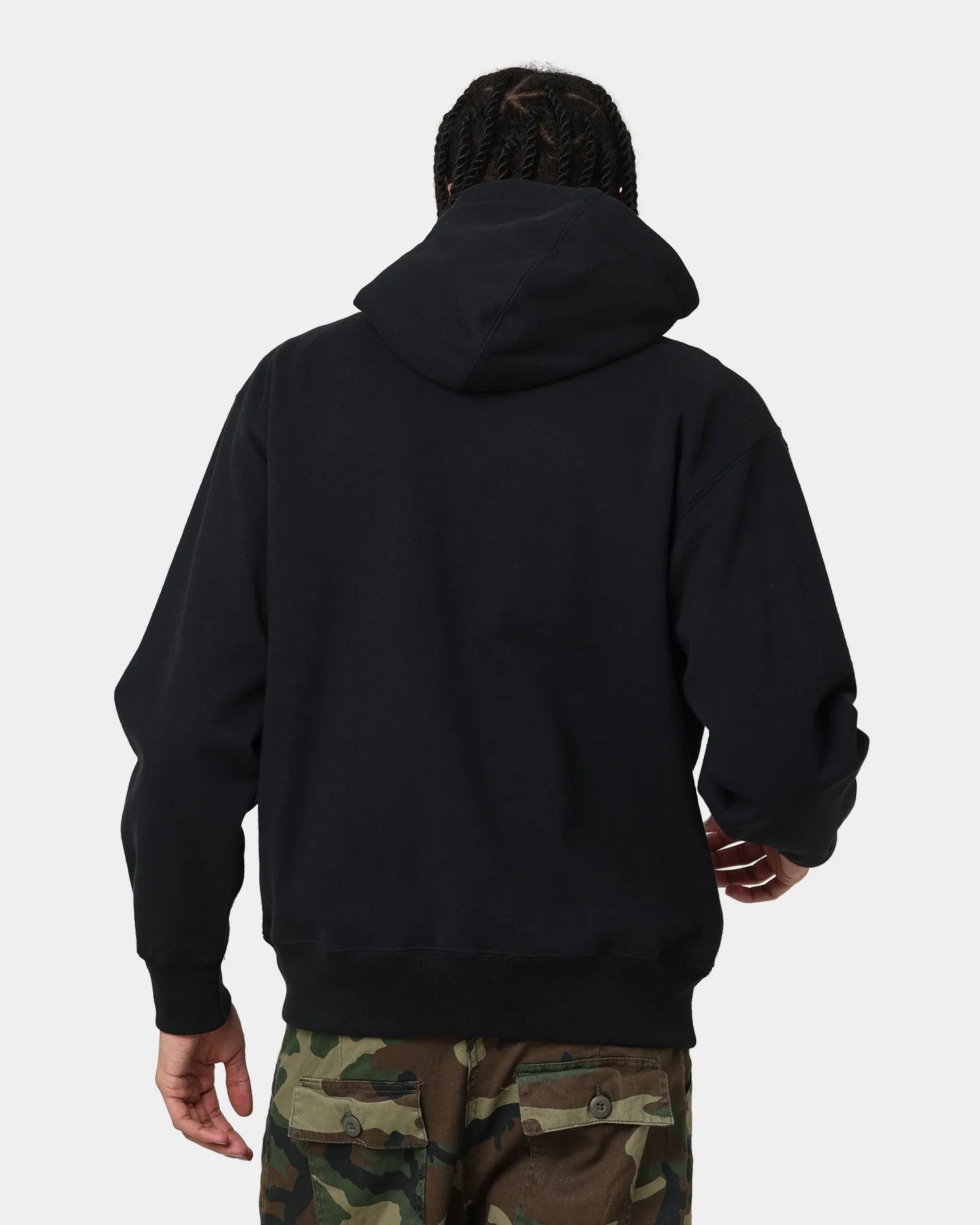 Supreme Box Facemask Zip Up Hooded Sweatshirt Black