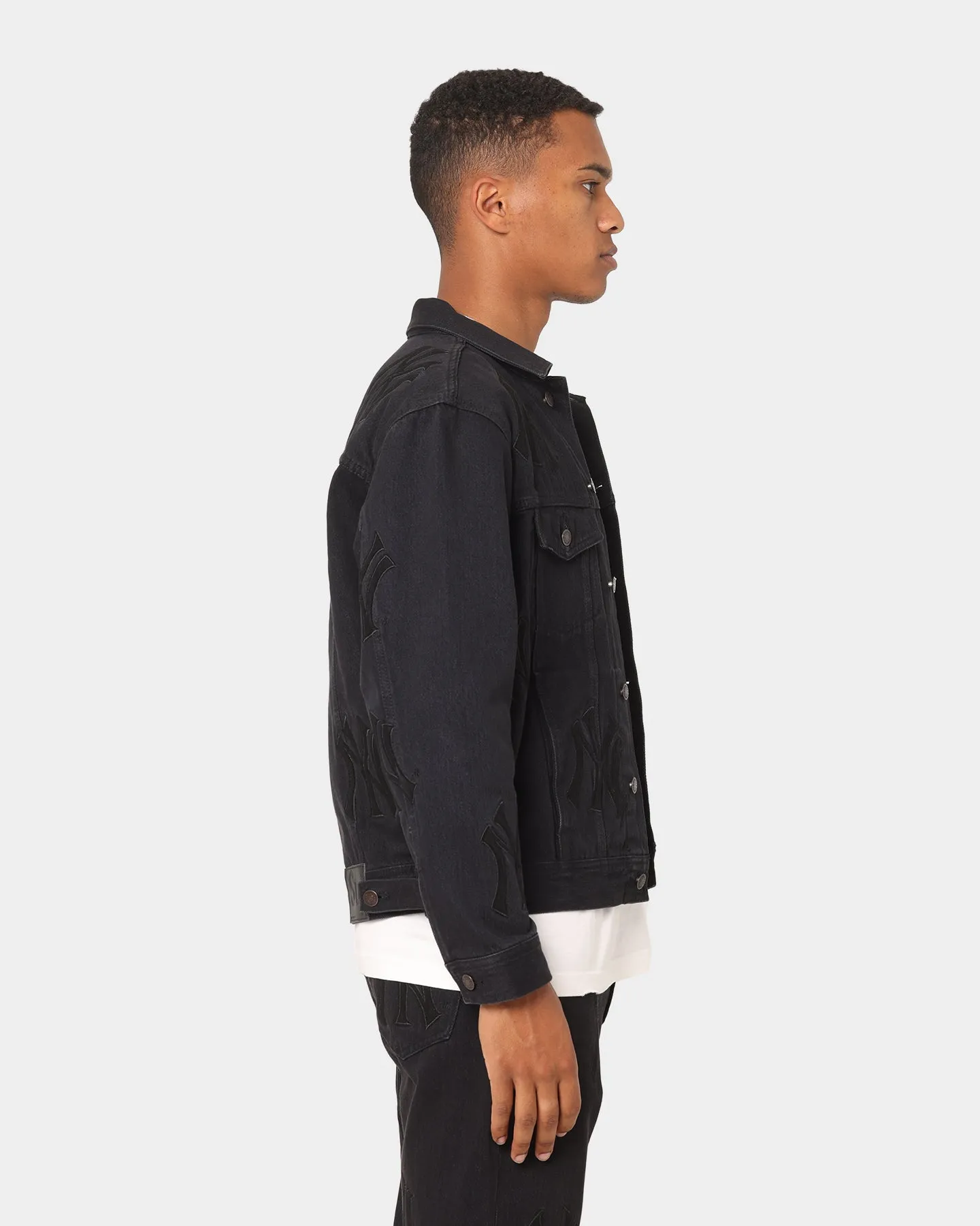 Supreme Supreme X New York Denim Trucker Jacket Washed Black