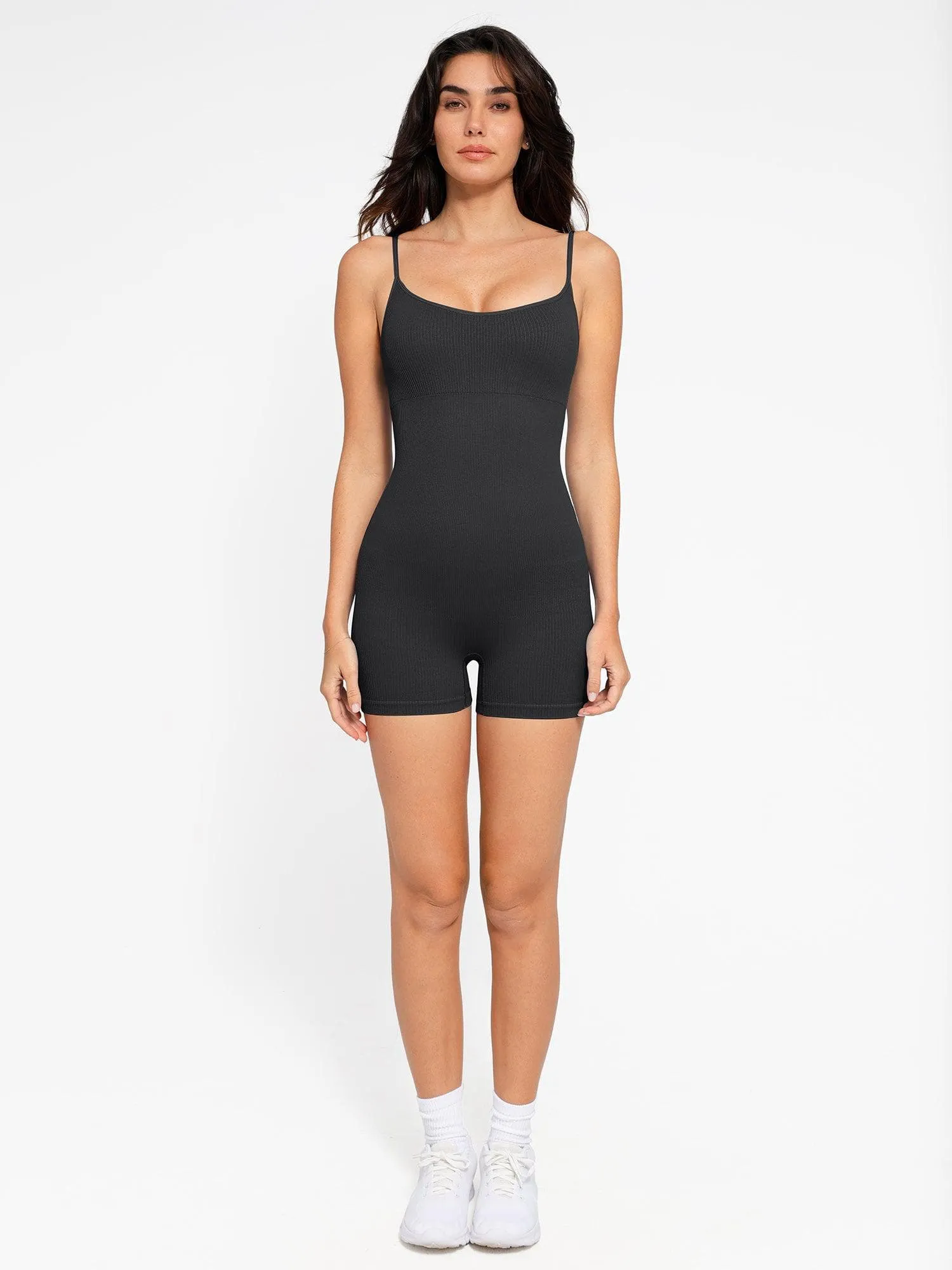 The Shapewear Romper Seamless Ribbed Tank For Insiders