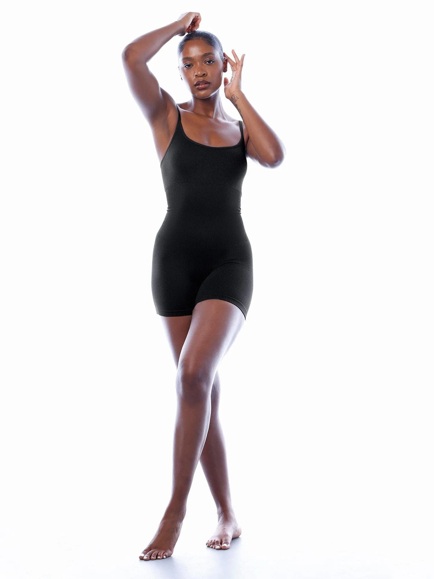 The Shapewear Romper Seamless Ribbed Tank For Insiders