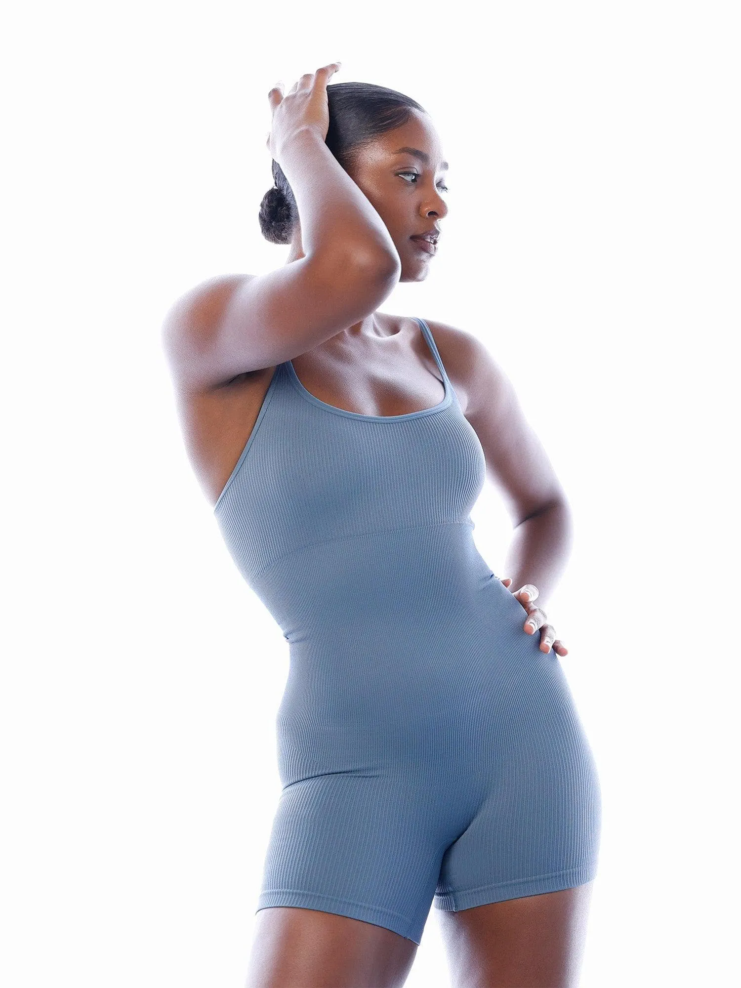 The Shapewear Romper Seamless Ribbed Tank For Insiders