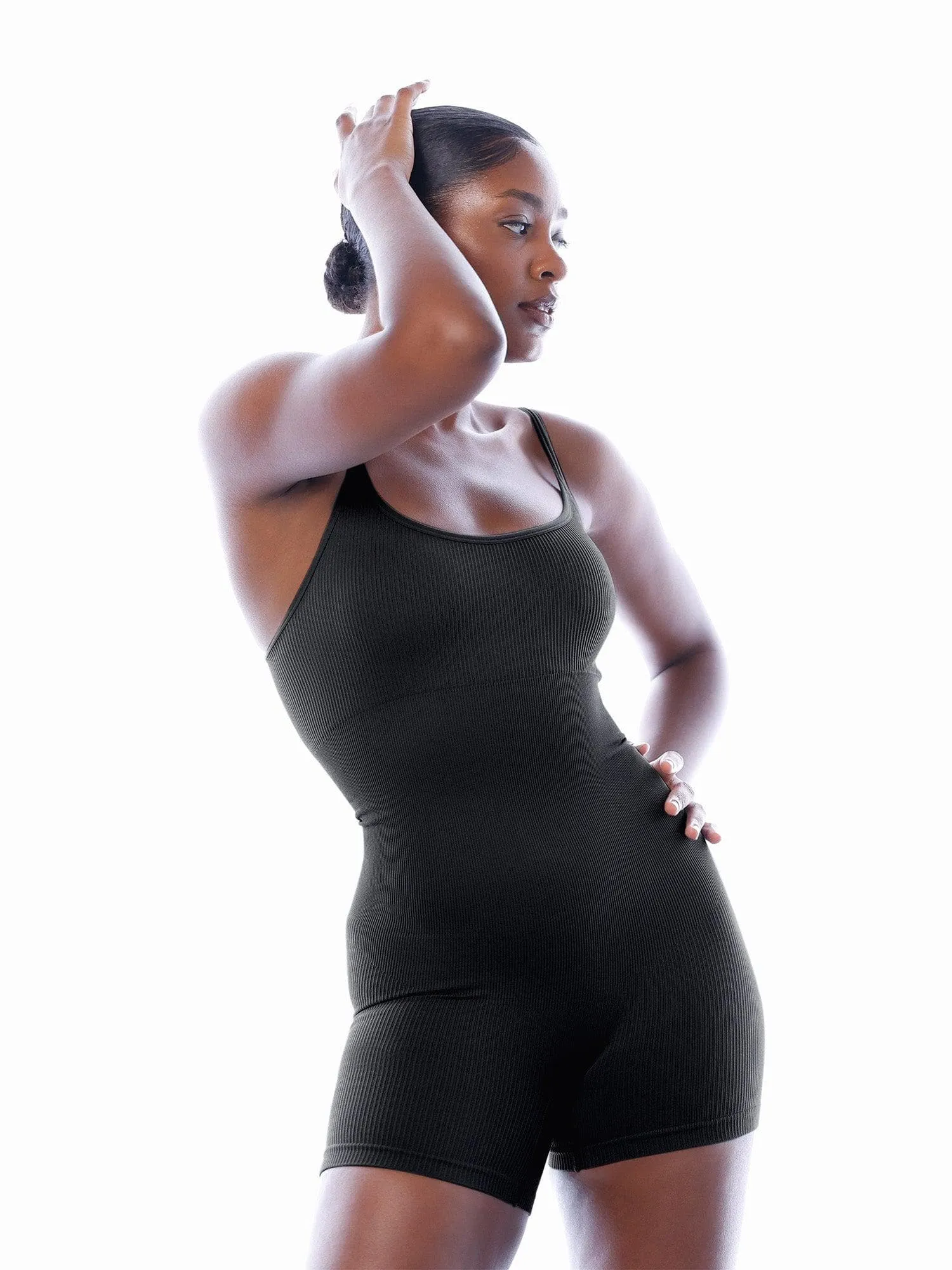 The Shapewear Romper Seamless Ribbed Tank For Insiders