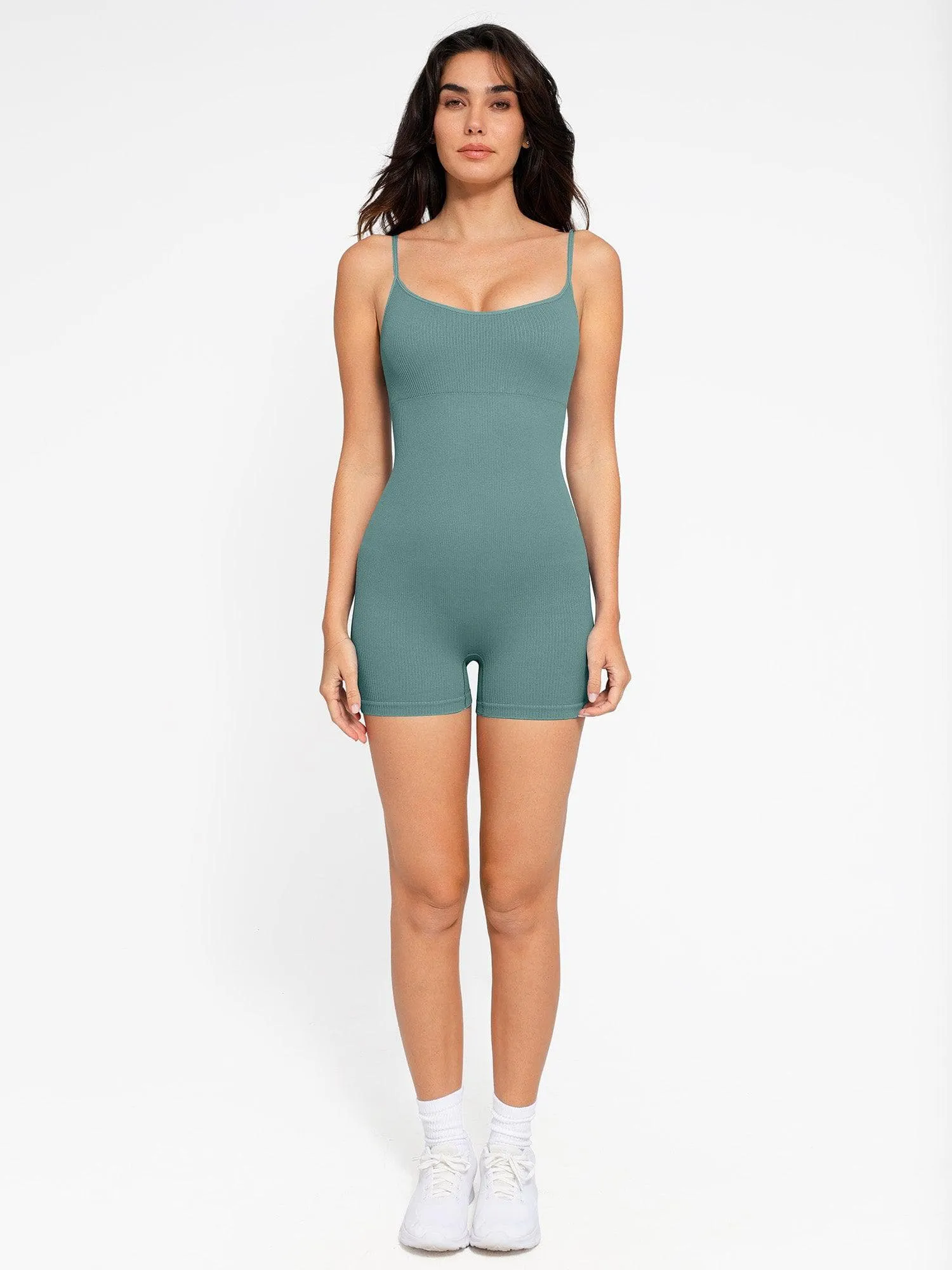 The Shapewear Romper Seamless Ribbed Tank For Insiders