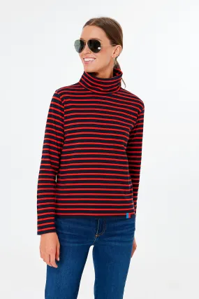 The Turtleneck Navy Poppy