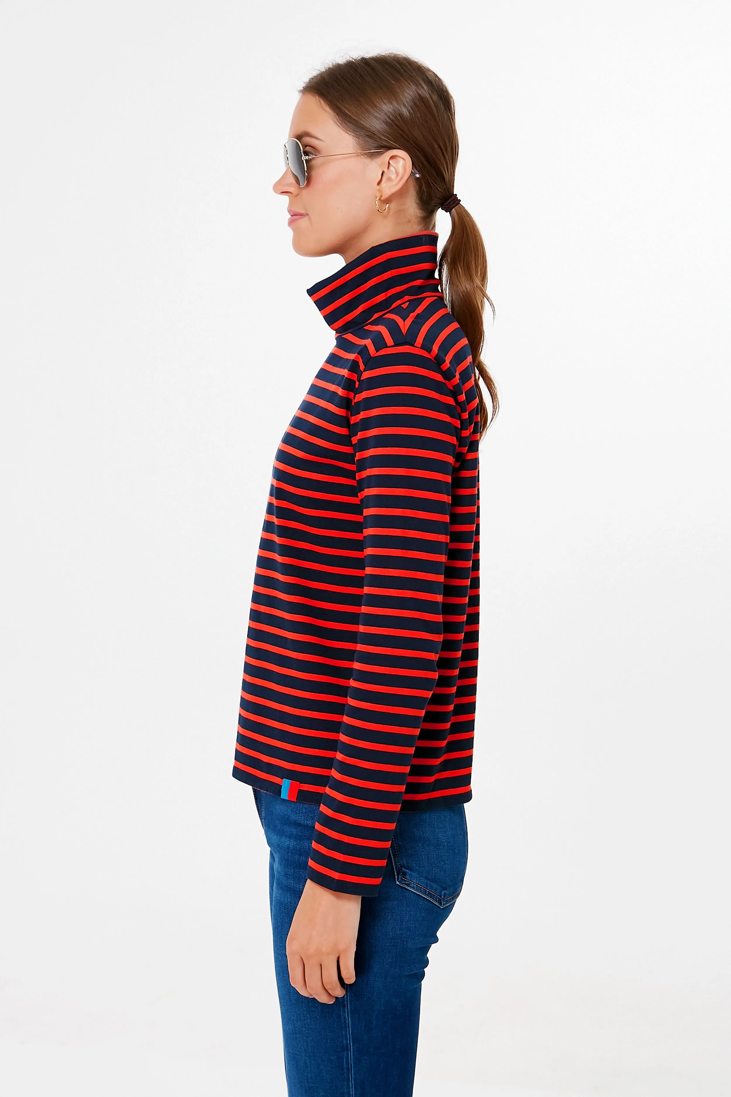 The Turtleneck Navy Poppy