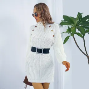 Turn Up The Chill Sweater Dress