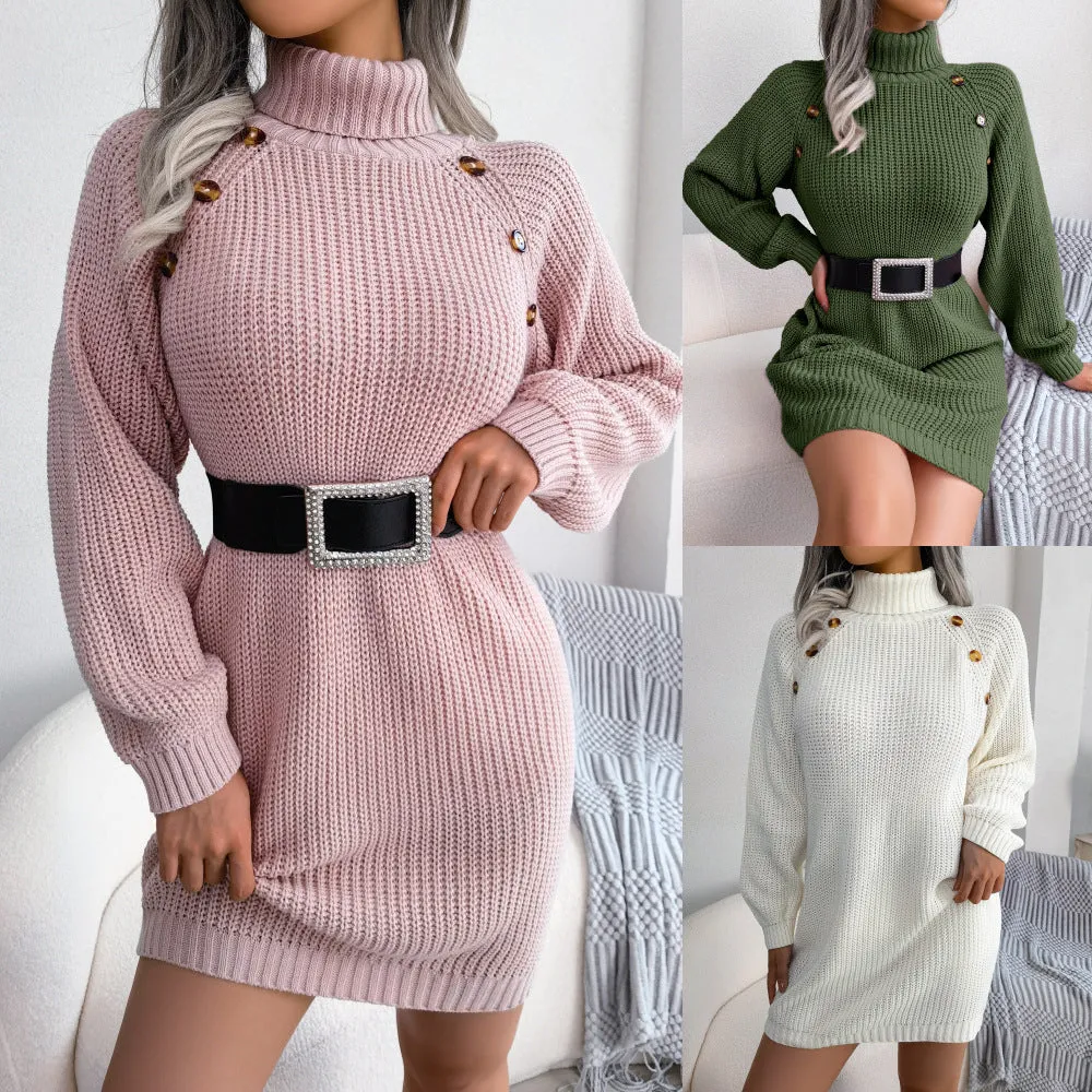 Turn Up The Chill Sweater Dress