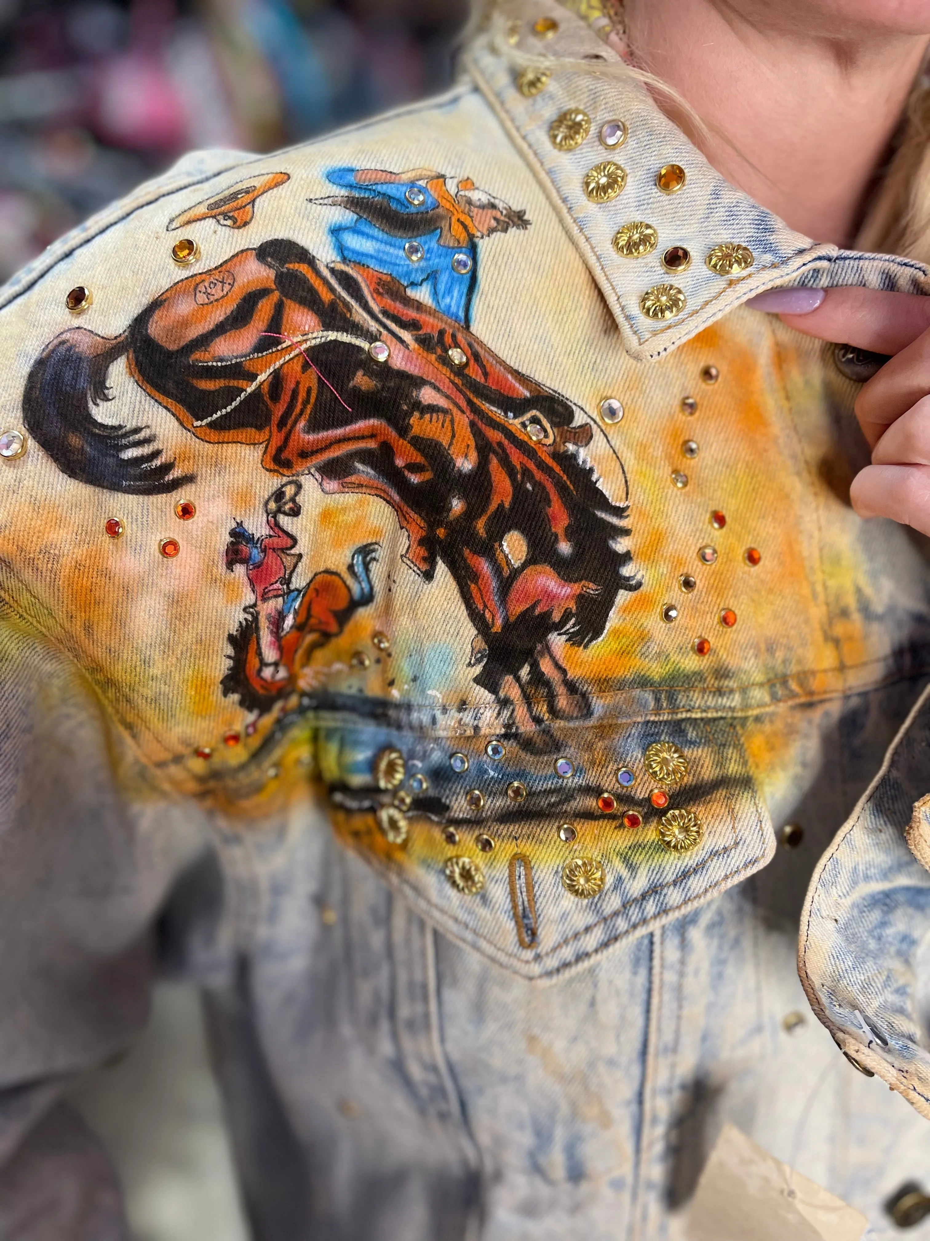 Vintage 1988 Rodeo Jean Jacket