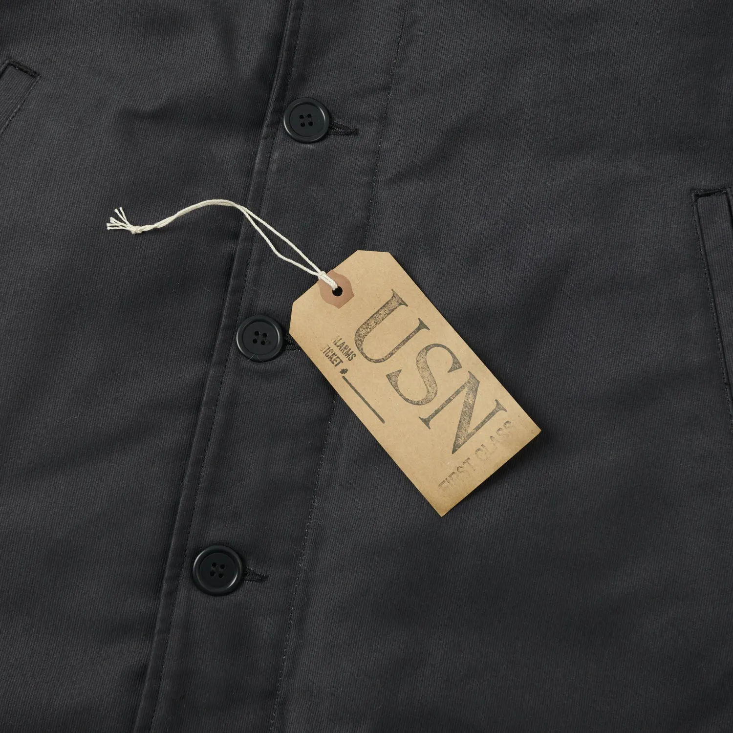 Warehouse & Co 2181 N-1 Winter Deck Jacket - Blue Jungle Cloth