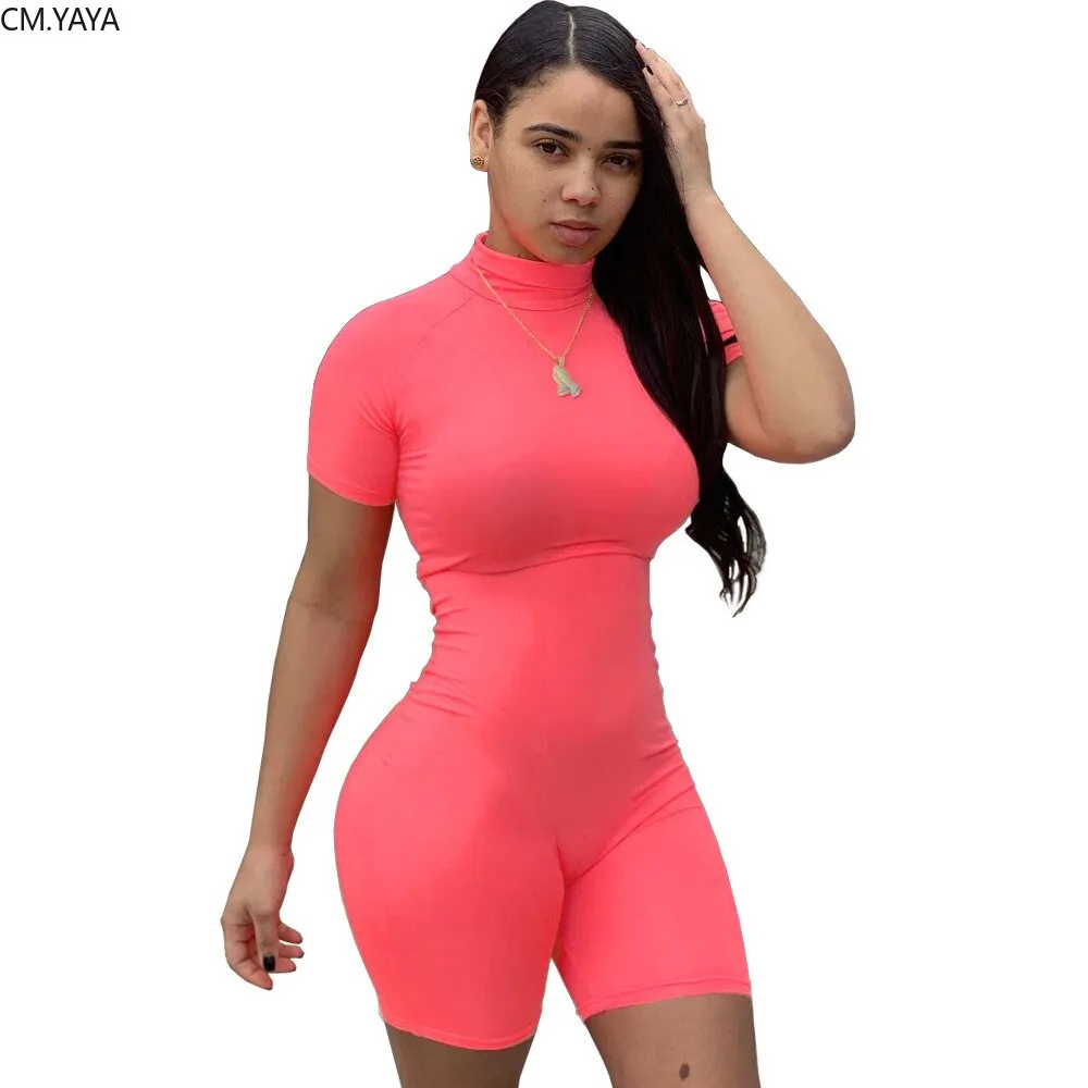 Women Short Sleeve  Bodycon Skinny  ROMPER