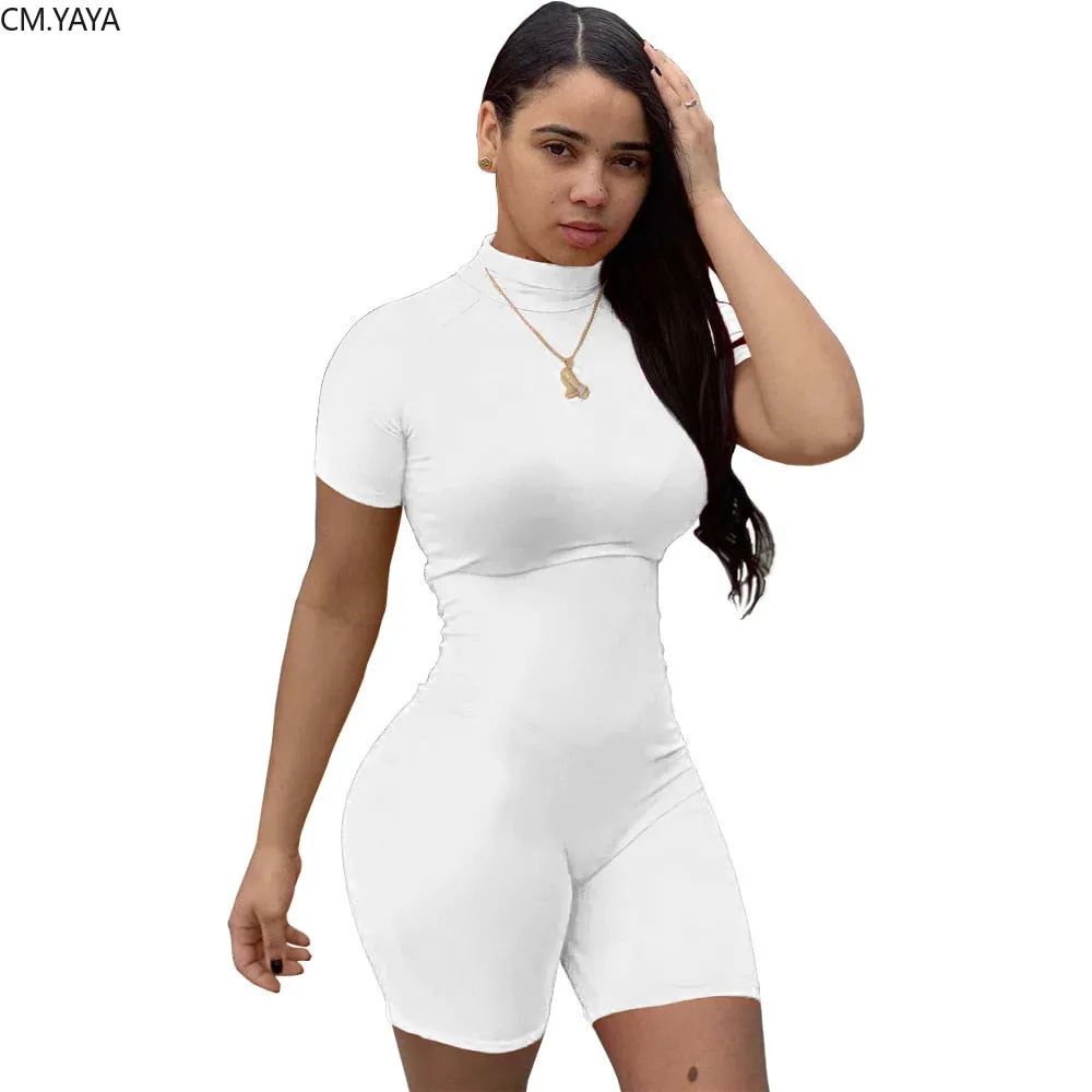 Women Short Sleeve  Bodycon Skinny  ROMPER