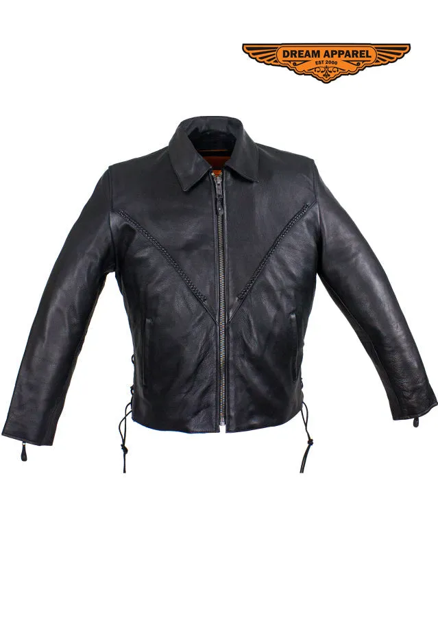 Women's Soft Leather Motorcycle Jacket